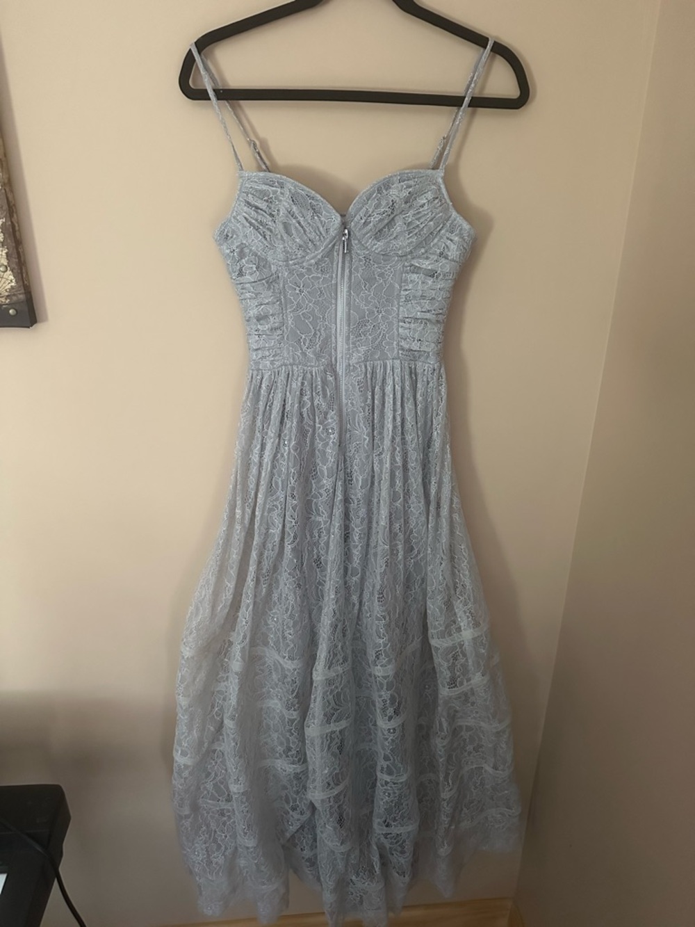 Betsey Johnson lace bustier corset gown/prom dress
